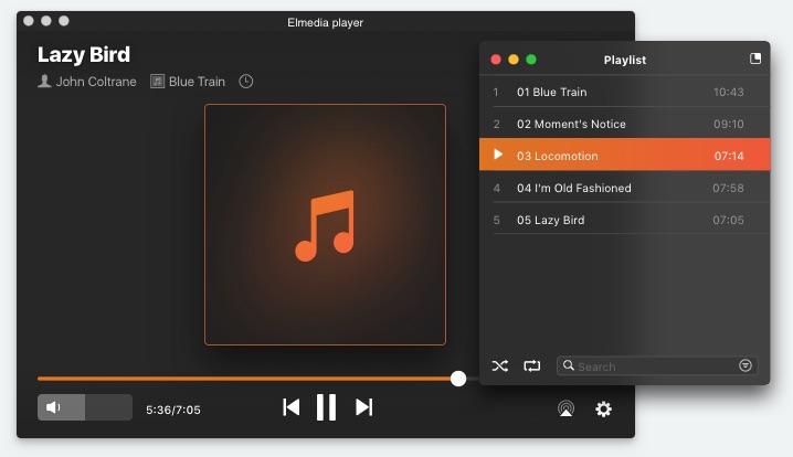 music player for mac os x